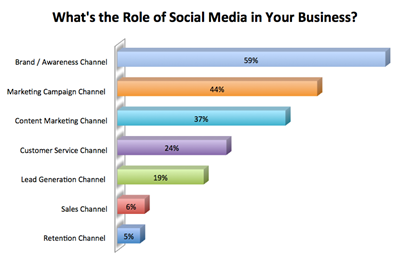 role of social media in business