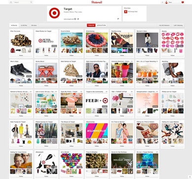 Targets Pinterest campaign