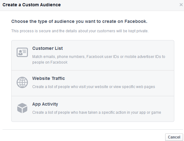 create custom audience 1