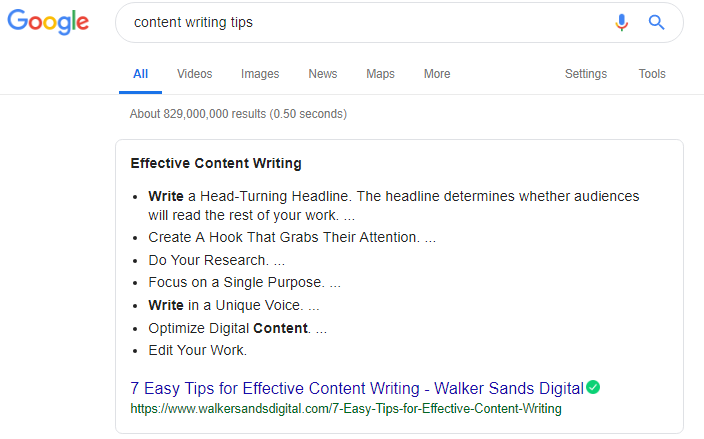 content writing tips