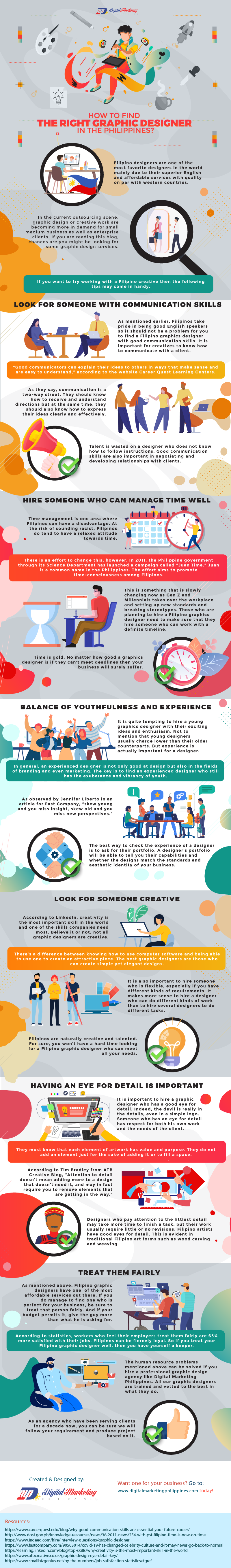 How To Find The Right Graphic Designer In The Philippines Infographic 