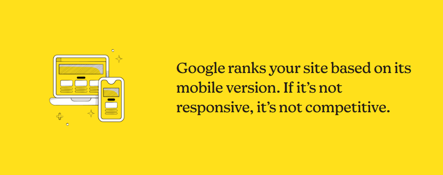 google ranks mobile responsive websites